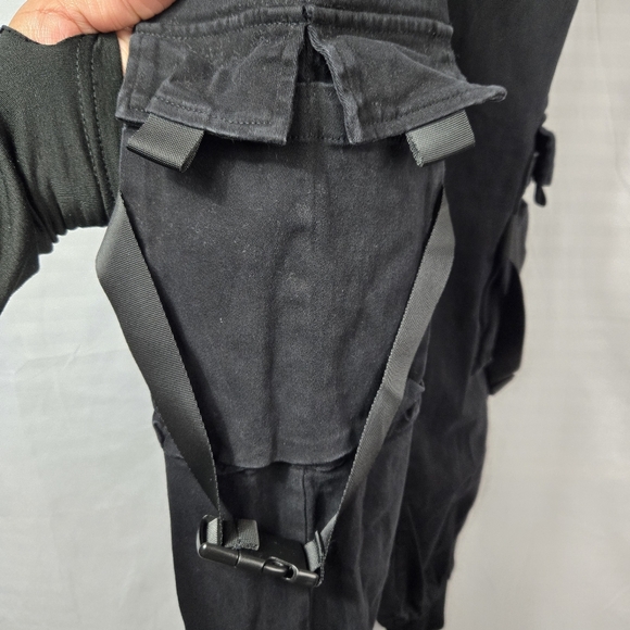 Blvck Paris Tokyo Pants Soft Elastic Denim  Men Sz XS Hip Hop Active Jogger - Picture 9 of 11